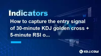 How to capture the entry signal of 30-minute KDJ golden cross + 5-minute RSI oversold?