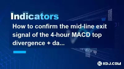 如何確認4小時MACD TOP DIVERGENCE +每日折線的中線退出信號通過10天的移動平均線？