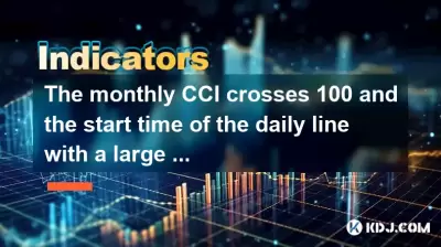 Der monatliche CCI überquert 100 und die Startzeit der täglichen Linie mit einer großen volumen positiven Linie
