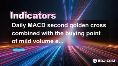 Tägliches Macd Second Golden Cross kombiniert mit dem Einkaufspunkt der leichten Volumenvergrößerung