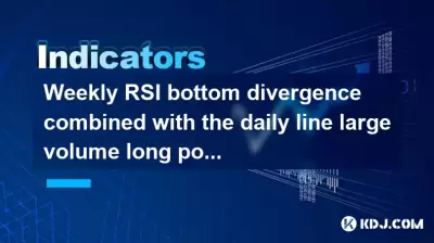 每周的RSI底部差异与每日线结合大容量正启动信号