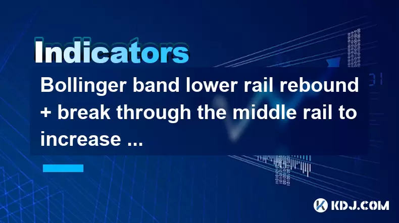 Bollinger Band Lower Rail Rebound + Brechen Sie durch die Mittelschiene, um die Positionen zu erhöhen Bollinger Band Lower Rail Rebound + Brechen Sie durch die Mittelschiene, um die Positionen zu erhöhen
