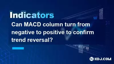 MACD柱可以從負面轉向正面以確認趨勢逆轉嗎？