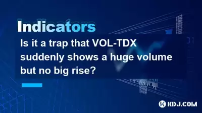 Vol-TDX突然显示出巨大的体积但没有大的升高是一个陷阱吗？