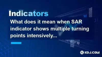 Was bedeutet es, wenn die SAR -Anzeige intensiv mehrere Wendepunkte zeigt?