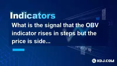 Was ist das Signal, dass der Off -Indikator in Schritten steigt, aber der Preis seitwärts ist?