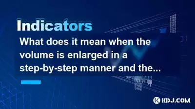 Qu'est-ce que cela signifie lorsque le volume est élargi d'une manière étape par étape et que la petite ligne positive augmente?