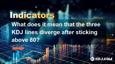 Was bedeutet es, dass die drei KDJ -Linien nach dem Einkleben über 80 abweichen?