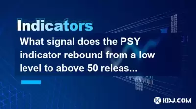 Welches Signal erholt sich der PSY -Indikator von einem niedrigen Niveau bis über 50?