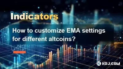 Comment personnaliser les paramètres EMA pour différents altcoins?