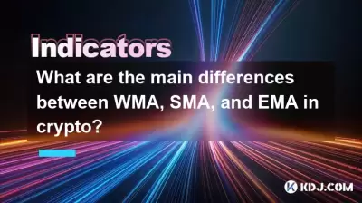 Was sind die Hauptunterschiede zwischen WMA, SMA und EMA in Krypto?
