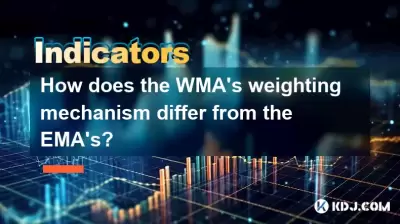 Wie unterscheidet sich der Gewichtungsmechanismus der WMA von den EMA? Wie unterscheidet sich der Gewichtungsmechanismus der WMA von den EMA?