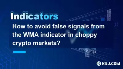 How to avoid false signals from the WMA indicator in choppy crypto markets?