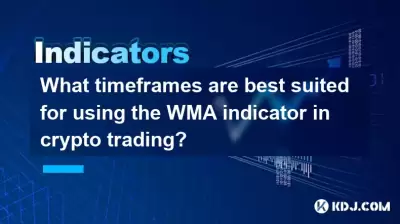What timeframes are best suited for using the WMA indicator in crypto trading? What timeframes are best suited for using the WMA indicator in crypto trading?