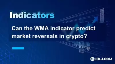 Can the WMA indicator predict market reversals in crypto?