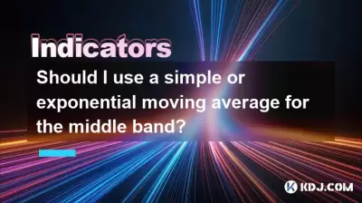 Sollte ich einen einfachen oder exponentiellen gleitenden Durchschnitt für das mittlere Band verwenden?