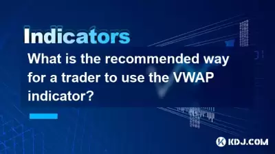 Wie ist der empfohlene Weg für einen Händler, den VWAP -Indikator zu verwenden?