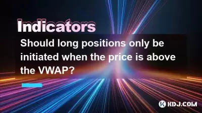 Should long positions only be initiated when the price is above the VWAP?