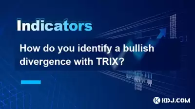 Comment identifiez-vous une divergence haussière avec Trix?