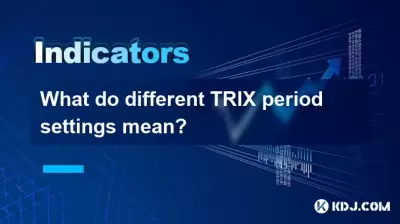 What do different TRIX period settings mean? What do different TRIX period settings mean?