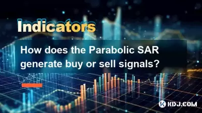 How does the Parabolic SAR generate buy or sell signals?