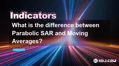 Quelle est la différence entre le SAR parabolique et les moyennes mobiles?