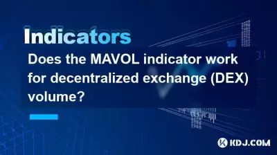Funktioniert der Mavol -Indikator für das Dezentral Exchange (DEX) Volumen? Funktioniert der Mavol -Indikator für das Dezentral Exchange (DEX) Volumen?