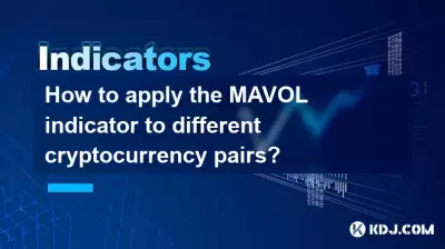 Wie wenden Sie den Mavol -Indikator auf verschiedene Kryptowährungspaare an?