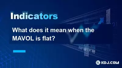 What does it mean when the MAVOL is flat?