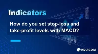 How do you set stop-loss and take-profit levels with MACD?