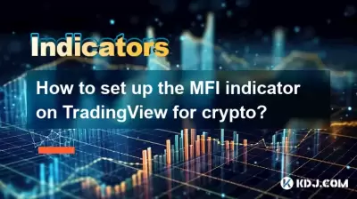 How to set up the MFI indicator on TradingView for crypto?