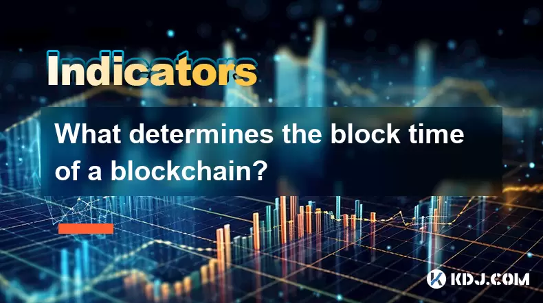 What determines the block time of a blockchain? What determines the block time of a blockchain?