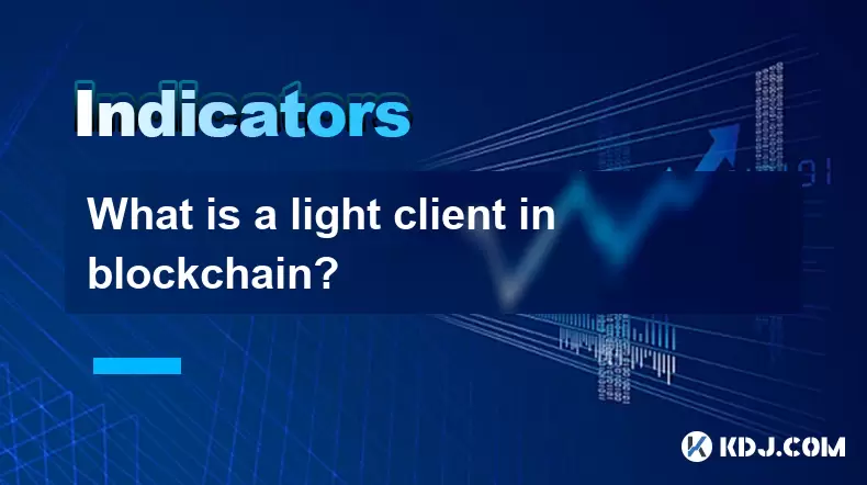 Qu'est-ce qu'un client léger en blockchain? Qu'est-ce qu'un client léger en blockchain?