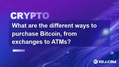 Was sind die unterschiedlichen Kaufmethoden Bitcoin, von Börsen bis hin zu Geldautomaten?