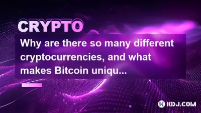 Warum gibt es so viele verschiedene Kryptowährungen und was macht Bitcoin einzigartig?