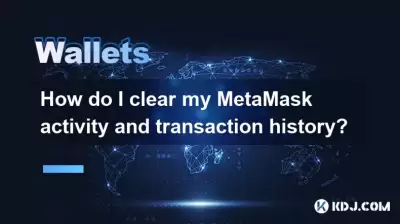 Wie lösche ich meine Metamask -Aktivität und meine Transaktionsgeschichte?