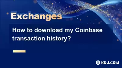 How to download my Coinbase transaction history?