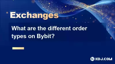 Quels sont les différents types de commandes sur le bybt?