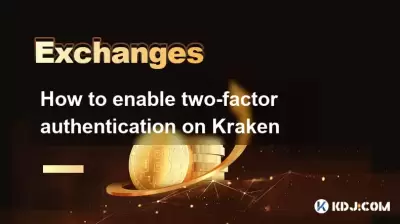 How to enable two-factor authentication on Kraken