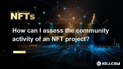 NFT 프로젝트의 커뮤니티 활동을 어떻게 평가할 수 있습니까?