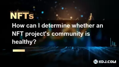 我如何确定NFT项目的社区是否健康? 我如何确定NFT项目的社区是否健康?