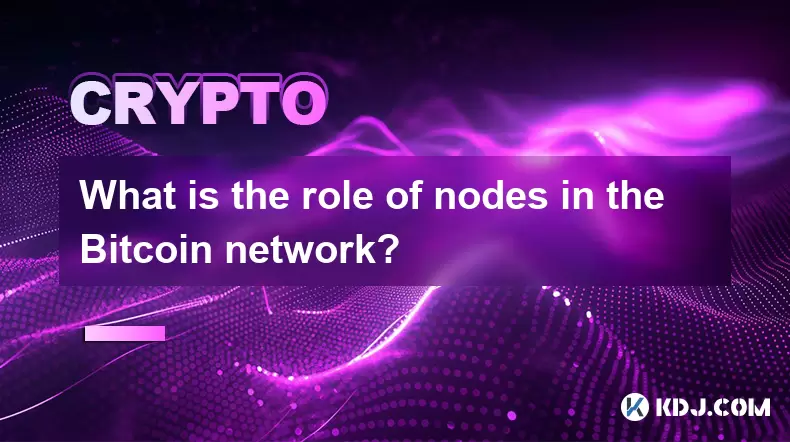 Welche Rolle spielen Knoten im Bitcoin -Netzwerk? Welche Rolle spielen Knoten im Bitcoin -Netzwerk?