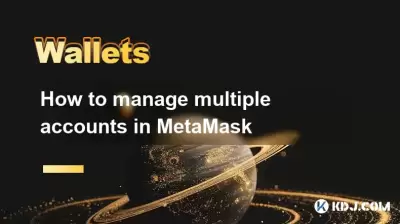 메타 마스크에서 여러 계정을 관리하는 방법