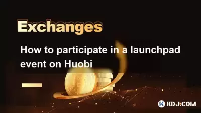 How to participate in a launchpad event on Huobi