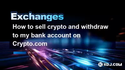How to sell crypto and withdraw to my bank account on Crypto.com