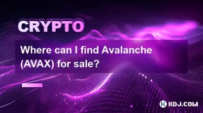 Where can I find Avalanche (AVAX) for sale?