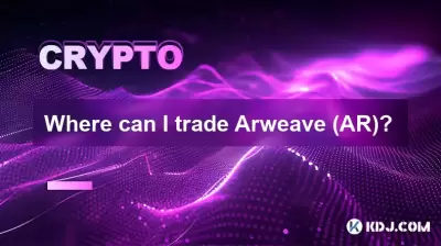 Where can I trade Arweave (AR)?