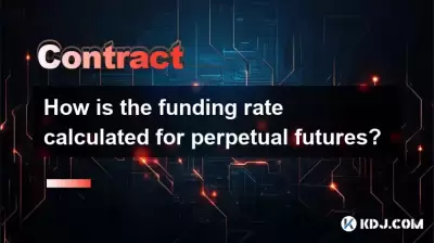 How is the funding rate calculated for perpetual futures?