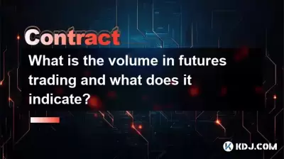 What is the volume in futures trading and what does it indicate?