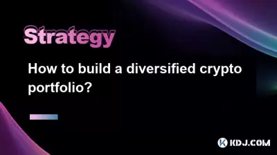 Comment construire un portefeuille de crypto diversifié? Comment construire un portefeuille de crypto diversifié?